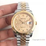 (EW) Rolex Datejust II Gold Micor Face Jubilee Watch ETA 3255 Movement